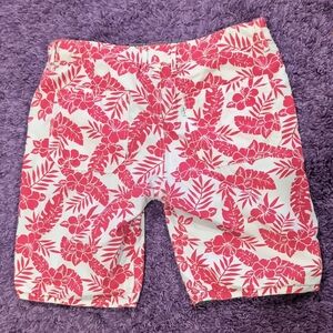 Levi's Reversible Chino Shorts Floral Red Men's Size 33